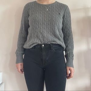 Black American Eagle high rise skinny jeans